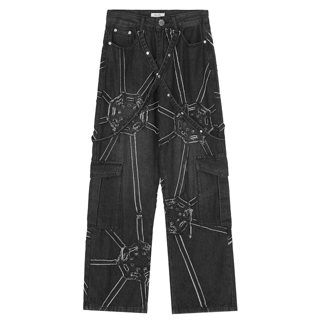 BAGGY PATCHWORK JEANS
