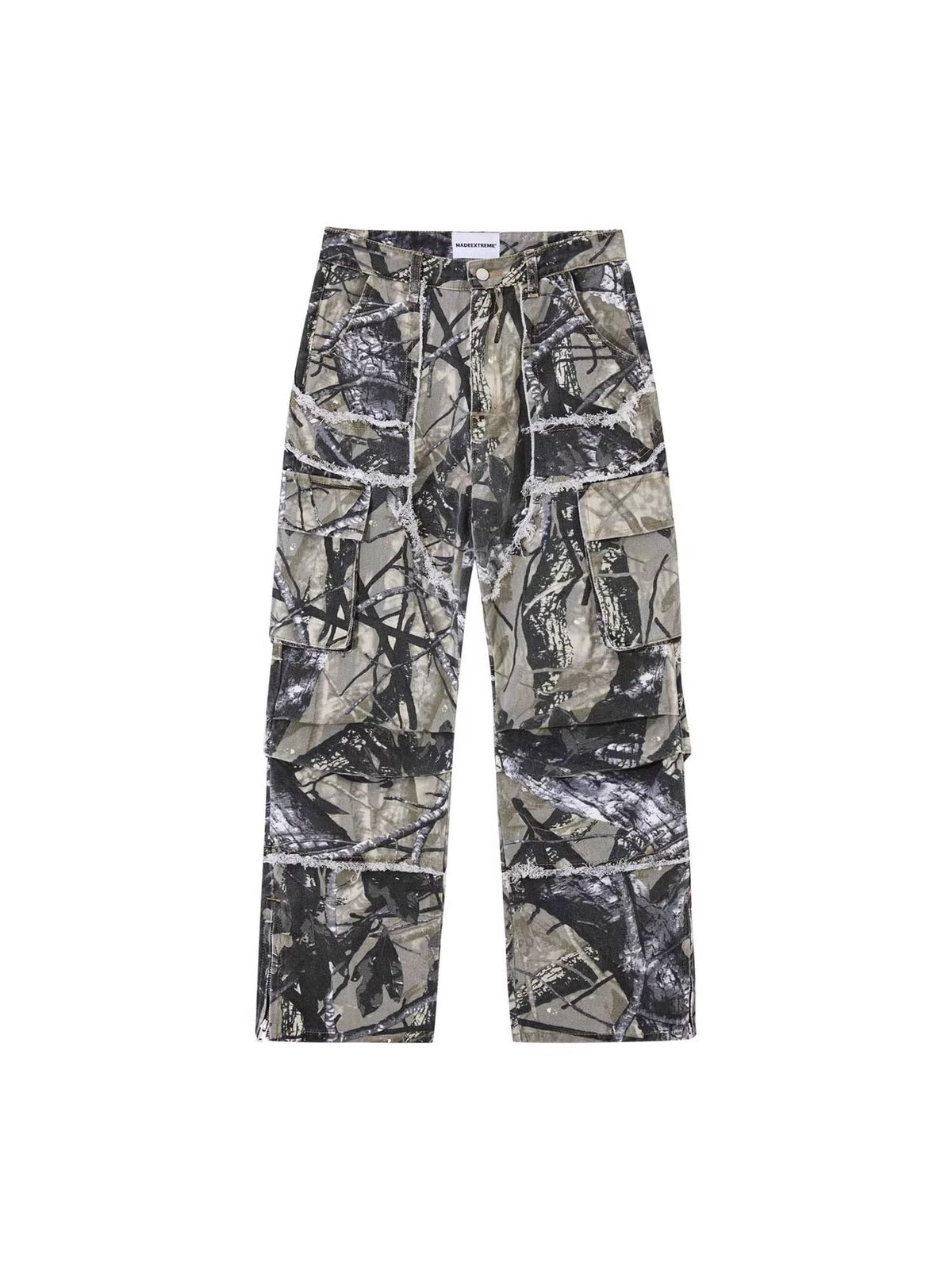 ABSTRACT CAMO CARGO PANTS