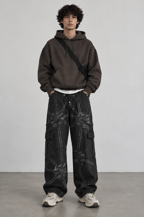 BAGGY PATCHWORK JEANS