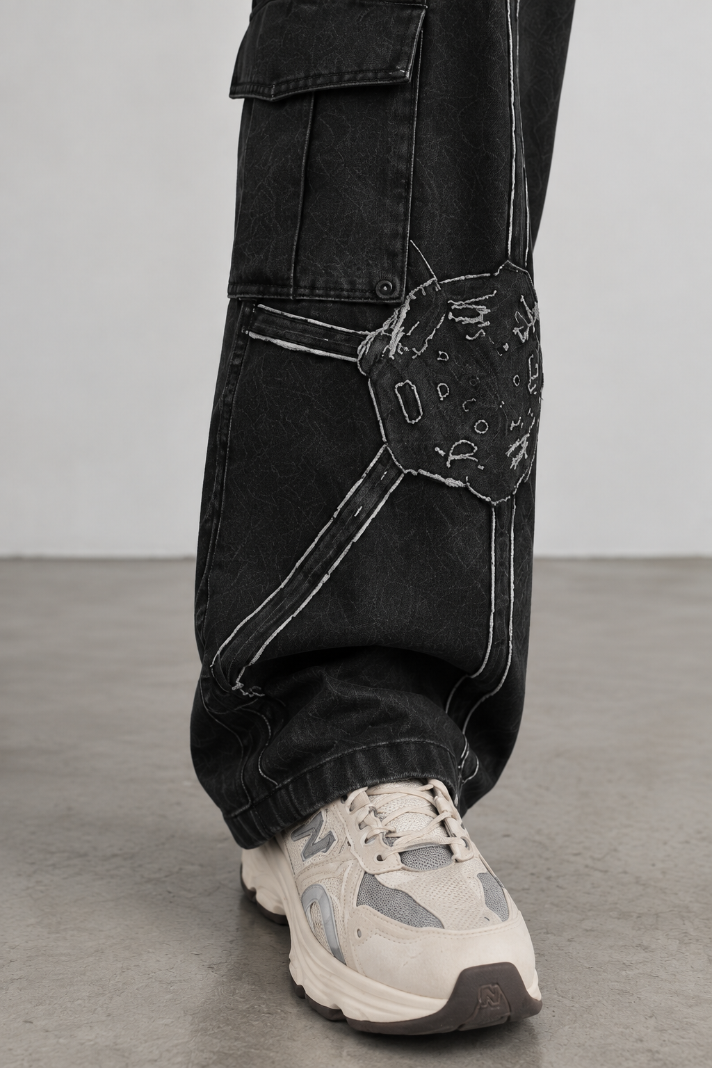 BAGGY PATCHWORK JEANS