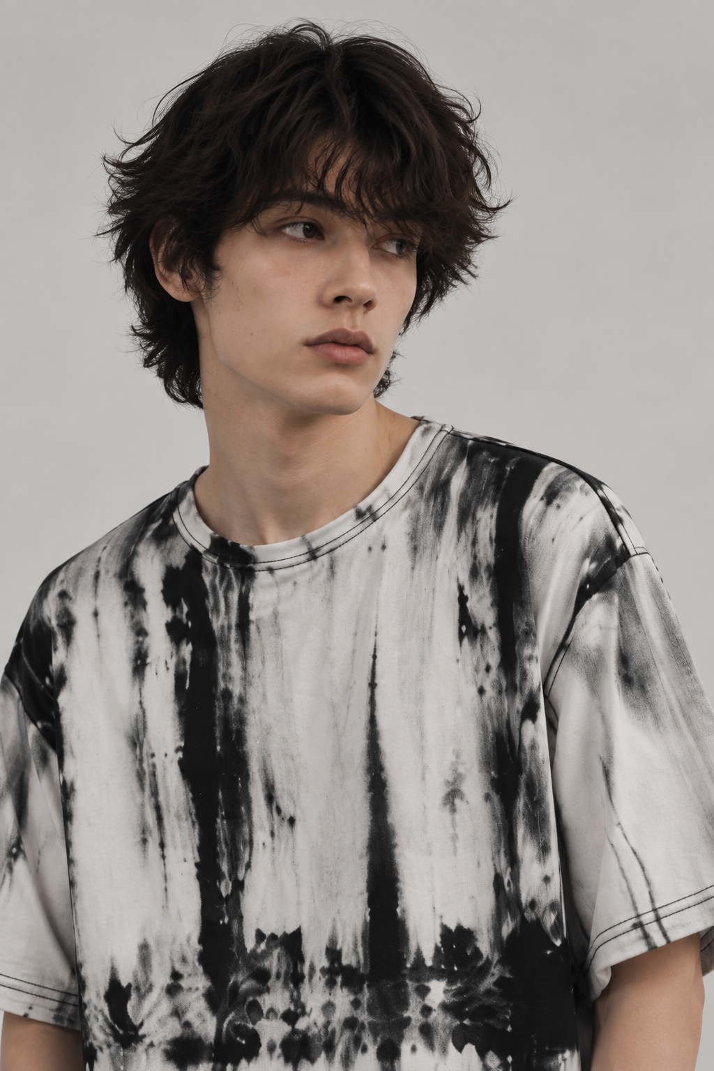ABSTRACT TIE-DYE T-SHIRT