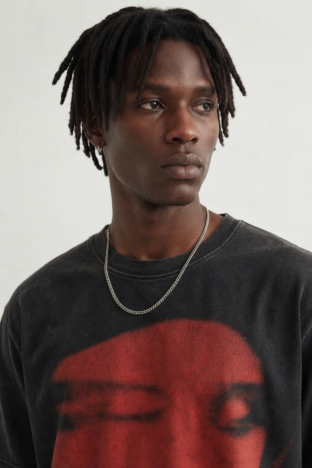 BLURRED PRINT T-SHIRT