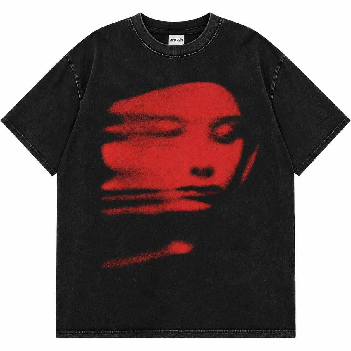 BLURRED PRINT T-SHIRT